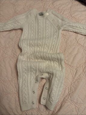 Quince cashmere baby outfit 3-6 months